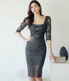 レース  キラキラ ロングドレス  パーティードレス 指名 二次会 LT2-ZED880811E49