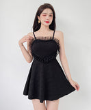 水着 モノキニ タンキニ 可愛い 体型カバー 着瘦せ LT7-DPA30008