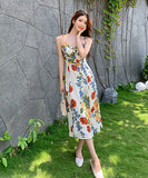 花柄 サンドレス  ロングドレス  リゾートウェア  夏新作  海辺  砂浜 旅行  LT2-XDGTOU 2F 238-B#6221#45