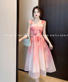 サンドレス  ロングドレス チュール フランススタイル  仙女風  淑やか LT2‐XD120#9901#65