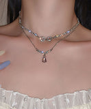 個性化 キラキラ ネックレス 結婚式 披露宴 キャバ嬢用 LT3-BYHN1579