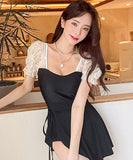 レース 水着 タンキニ ビキニ  日光浴 夏 海辺 かわいい LT7-DPA29775