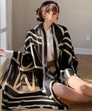 島柄 スカーフ 新作 韓国ファッション 海辺用  高級感 LT9-CMMMWJ-24