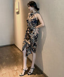 花柄 上下2点セット  特別なデザイン  キャバ嬢  淑やか セクシー パーティー  LT2-JY1978