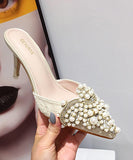 真珠 ハイヒール ピカピカ 痛くない 歩きやすい 美脚効果 LT5-XLJM-868