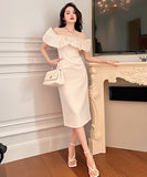 チューブトップ   パーティードレス  ロングドレス  披露宴  二次会  LT2-JY9513