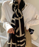 島柄 スカーフ 新作 韓国ファッション 海辺用  高級感 LT9-CMMMWJ-24