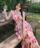 ロングドレス サンドレス リゾートウェア 仙女風  海辺  旅行  LT2-XDNRJ1F119-A#8969##6