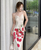 サンドレス フレンススタイル  高級感  背露出 セクシー 新作 夏 海辺 LT2-XD6729