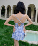 夏新作 花柄 水着 タンキニ  モノキニ  清新感  かわいい  LT7-DPA29856