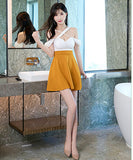 レース キャバドレス ミニドレス セクシー 新作 谷間魅せ 透け感 LT2-XYD2227