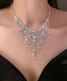 ピカピカ ネックレス 結婚式 披露宴 キャバ嬢用 高級感 LT3-BYHN1207