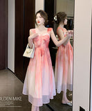 サンドレス  ロングドレス チュール フランススタイル  仙女風  淑やか LT2‐XD120#9901#65