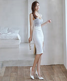 レースワンピース  パーティードレス  二次会 同伴  セクシー LT2-ZED880609E