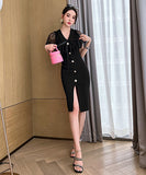 レース ドレス リボン  高級感 披露宴 二次会 結婚式 LT2-JY20107