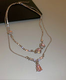 個性化 キラキラ ネックレス 結婚式 披露宴 キャバ嬢用 LT3-BYHN1579