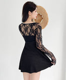 水着 モノキニ タンキニ 可愛い 体型カバー 着瘦せ LT7-DPA30008