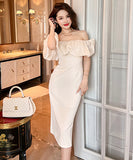 チューブトップ   パーティードレス  ロングドレス  披露宴  二次会  LT2-JY9513