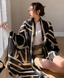 島柄 スカーフ 新作 韓国ファッション 海辺用  高級感 LT9-CMMMWJ-24