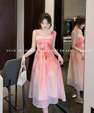 サンドレス  ロングドレス チュール フランススタイル  仙女風  淑やか LT2‐XD120#9901#65