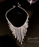 ピカピカ ネックレス 結婚式 披露宴 キャバ嬢用 高級感 LT3-BYHN1207