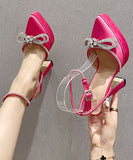 2色 蝶結び  キラキラ ハイヒール  夏 かわいい 新作 履きやすい  LT5-XLMY-7397-1