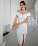 タイトドレス パーティードレス ワンピース  結婚式 披露宴 LT2-ZED888350BH538