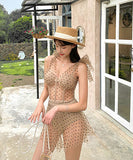 チュール 水玉  水着 タンキニ モノキニ ビキニ  かわいい LT7-DPA29823