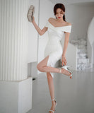 タイトドレス パーティードレス ワンピース  結婚式 披露宴 LT2-ZED888350BH538