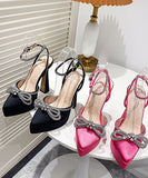 2色 蝶結び  キラキラ ハイヒール  夏 かわいい 新作 履きやすい  LT5-XLMY-7397-1