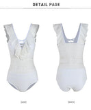 新入荷 水着 ビキニ ヒダ飾り 仙女風 可愛い  着瘦せ  LT7-DPA20089