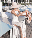 レース  サンドレス  ハワイアン  ロングドレス  高見え  旅行  LT2-XDE283-