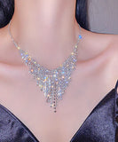 ピカピカ ネックレス 結婚式 披露宴 キャバ嬢用 高級感 LT3-BYHN1207