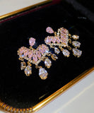 【8タイプ】ピアス ピンク系 新作 かわいい ゴージャス 高見え MY2-BY-HE9415